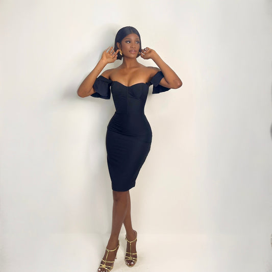 Aphrodite Corset Dress (Midi)