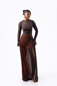 Riviera Dress (TR Custom Print)