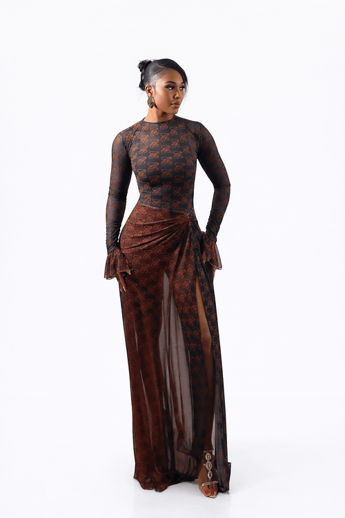 Riviera Dress (TR Custom Print)