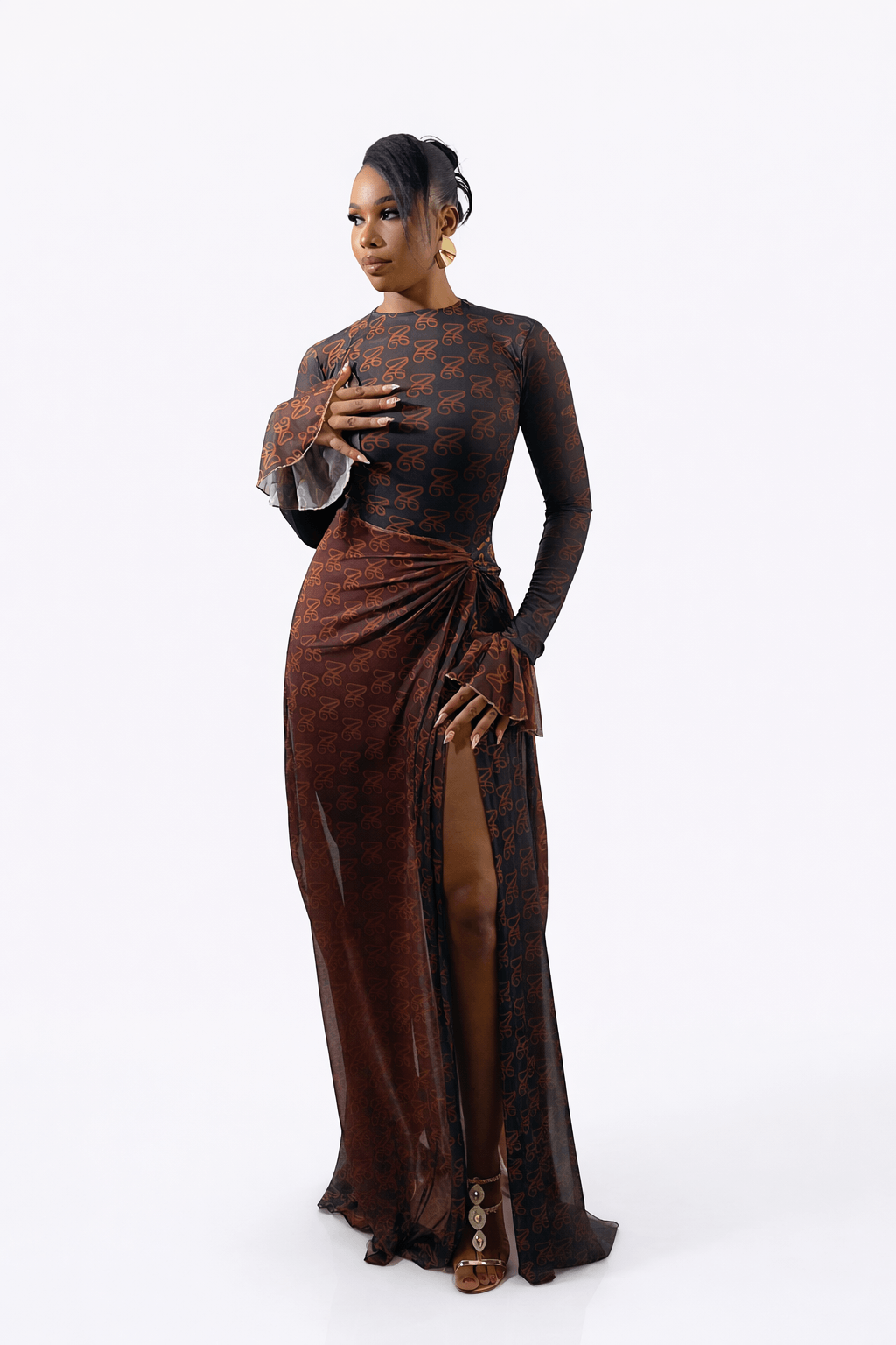 Riviera Dress (TR Custom Print)