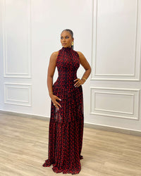 Alessia Dress (Midnight Rouge)