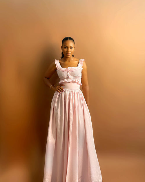 Camellia Skirt Set (Made To Order)