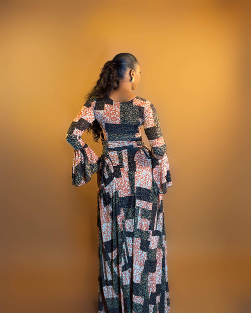 Aubrielle Dress (Patch Mirage)