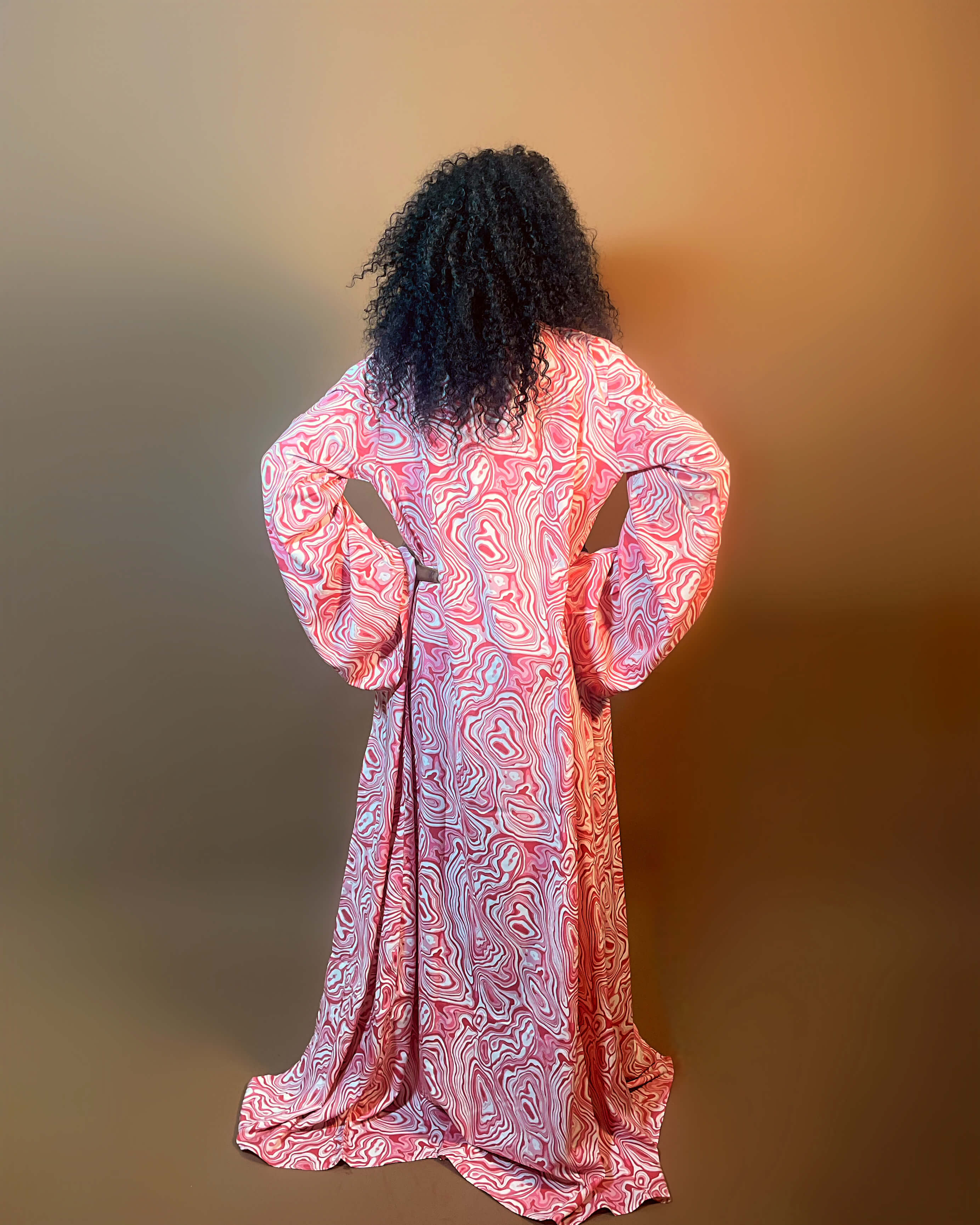 Adalie Kimono Set (Rose Marble)
