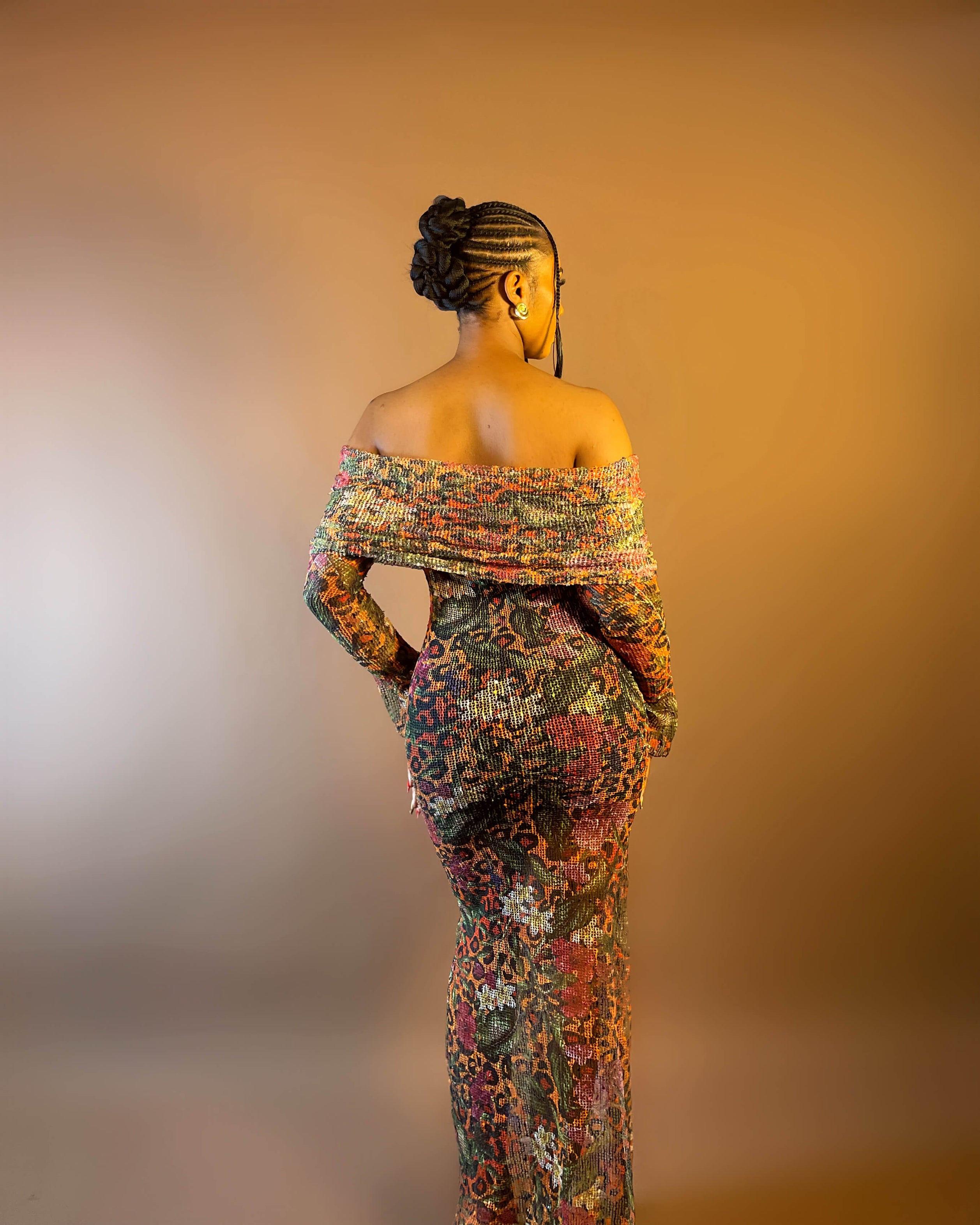Yoana Dress (Leopard Rose)
