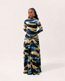 Nafisa Dress (Midnight Current)
