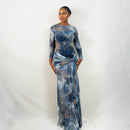 Kiara Dress (Ocean Smoke)
