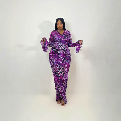 Shalewa Dress (Royal Orchid)