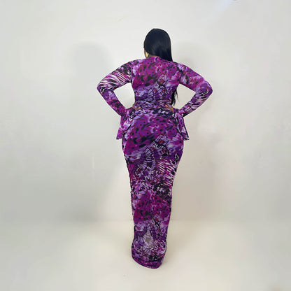 Shalewa Dress (Royal Orchid)