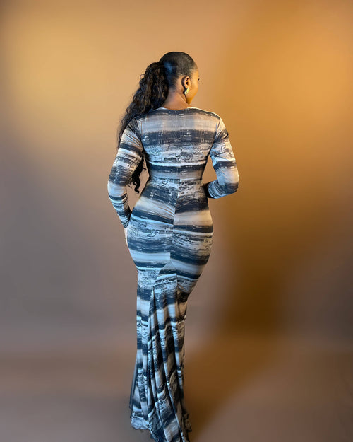 Calista Dress (Stone Veil)