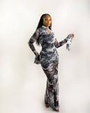 Seyda Dress (Ink Tide)