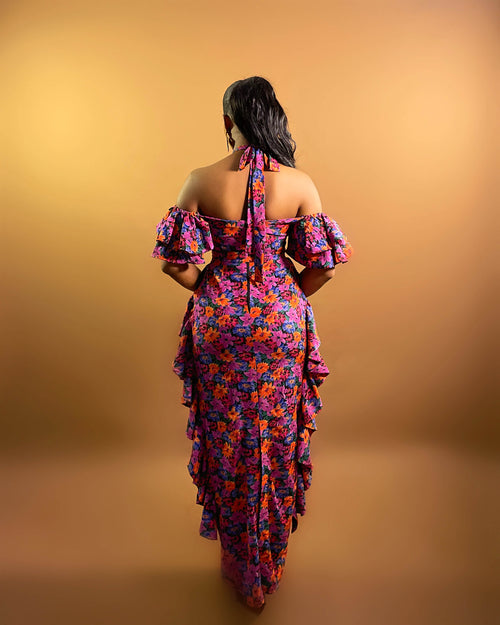 Trish Dress (Vibrant Floral)