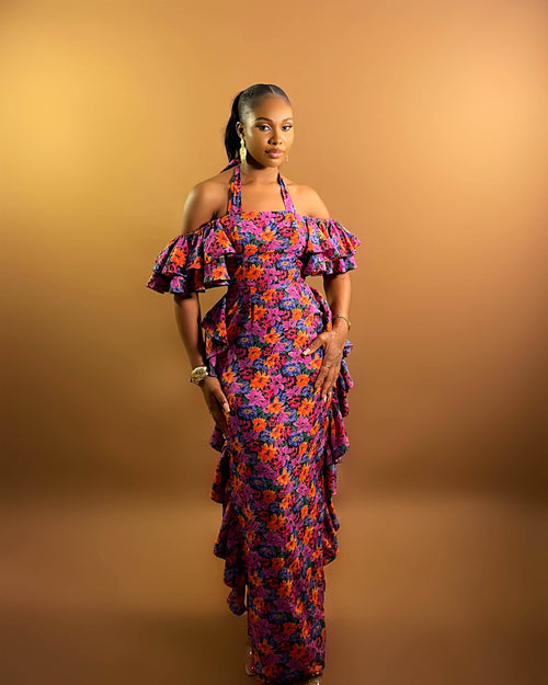 Trish Dress (Vibrant Floral)