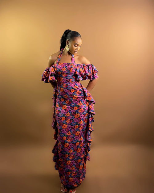 Trish Dress (Vibrant Floral)