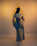 Lagos Dress (Ember Streak)
