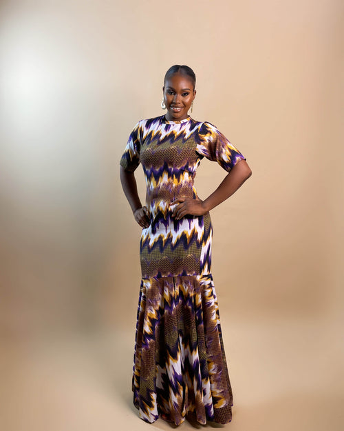Ayo Maxi Dress (Royal Mirage)