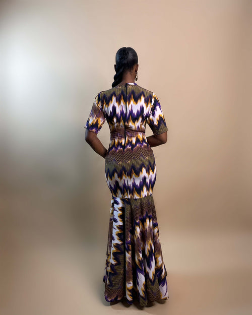 Ayo Maxi Dress (Royal Mirage)