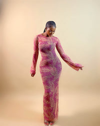 Sade Dress (Rose Palm)
