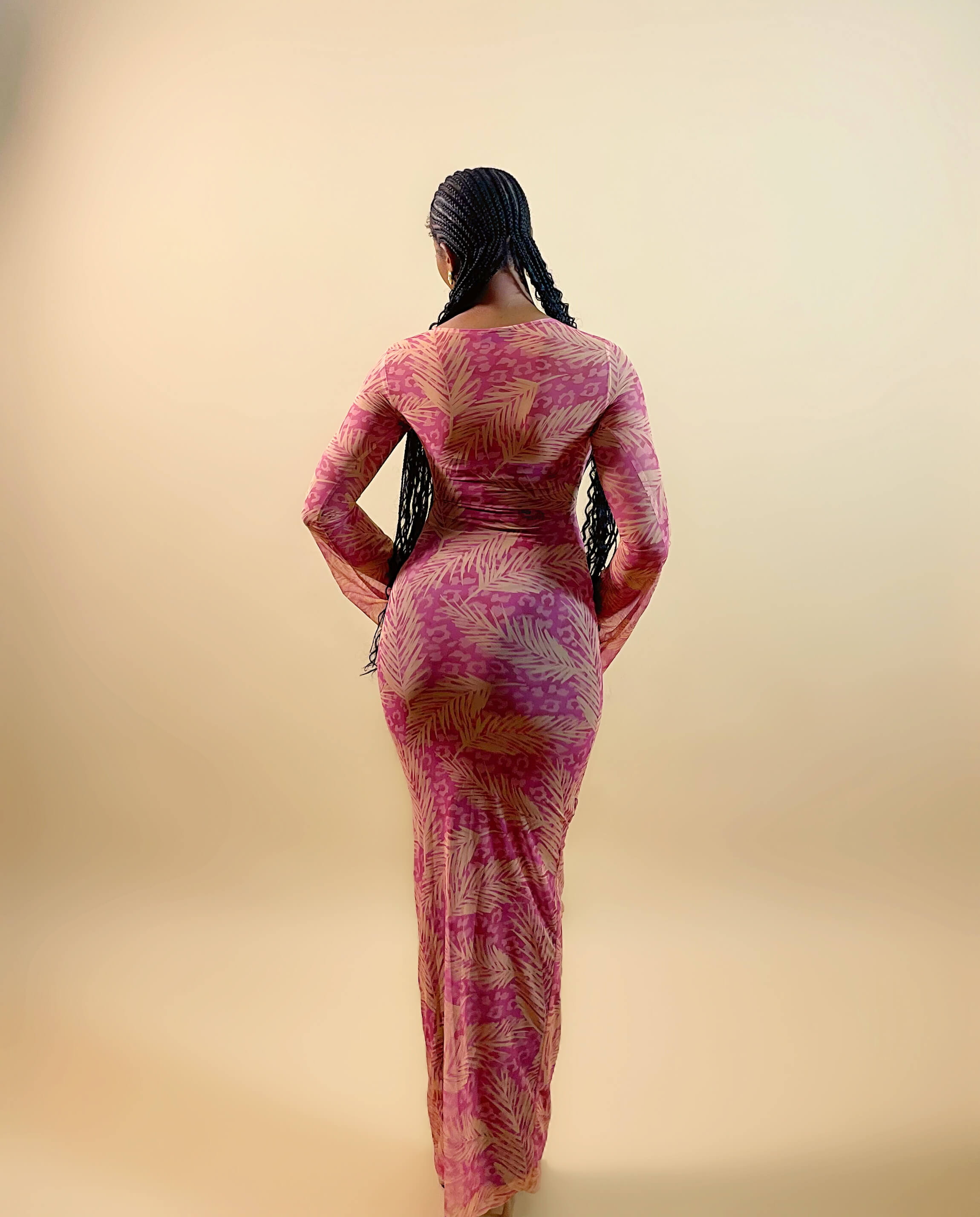 Sade Dress (Rose Palm)
