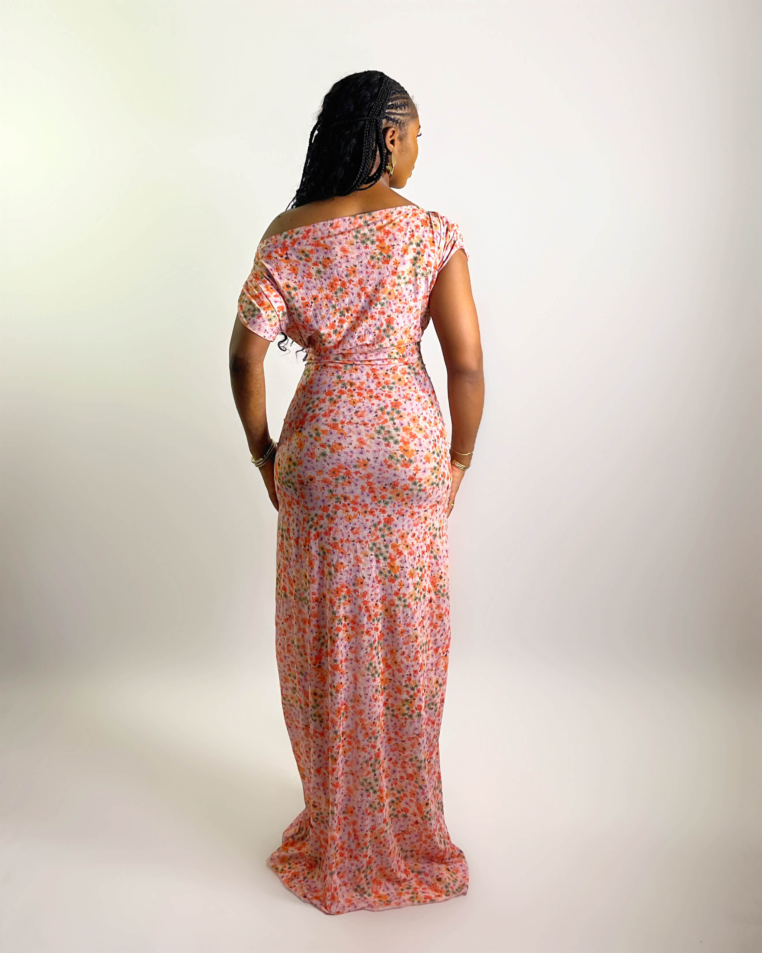 Cleo Dress (Blush Meadow)