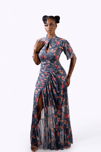 Twyla Dress (Floral Veil)