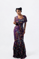 Tyanna Dress (Botanical Veil)