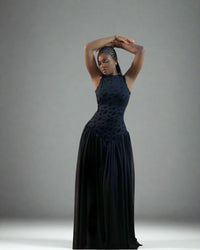 Elara Maxi Dress (Black)
