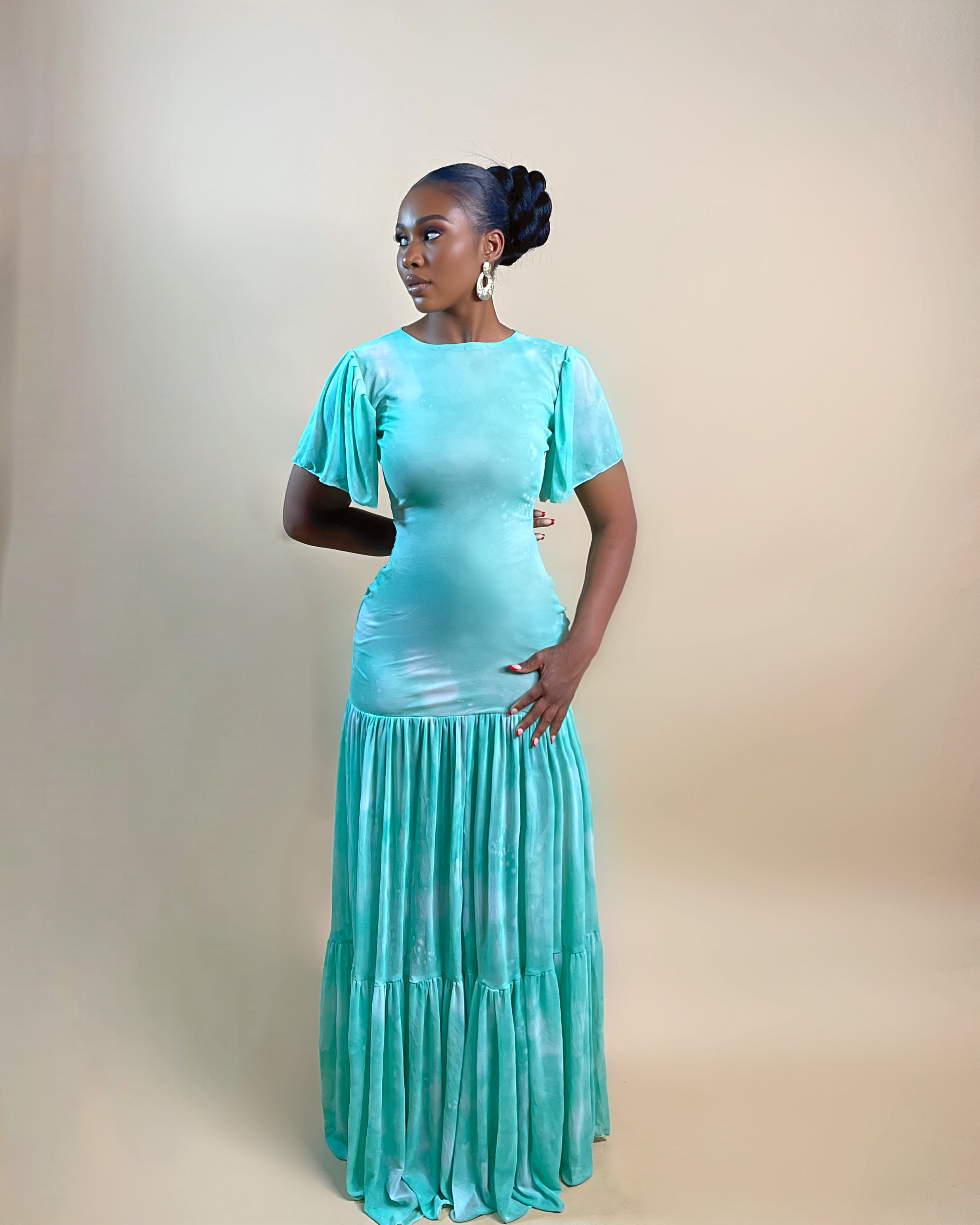 Hera Dress (Aqua)