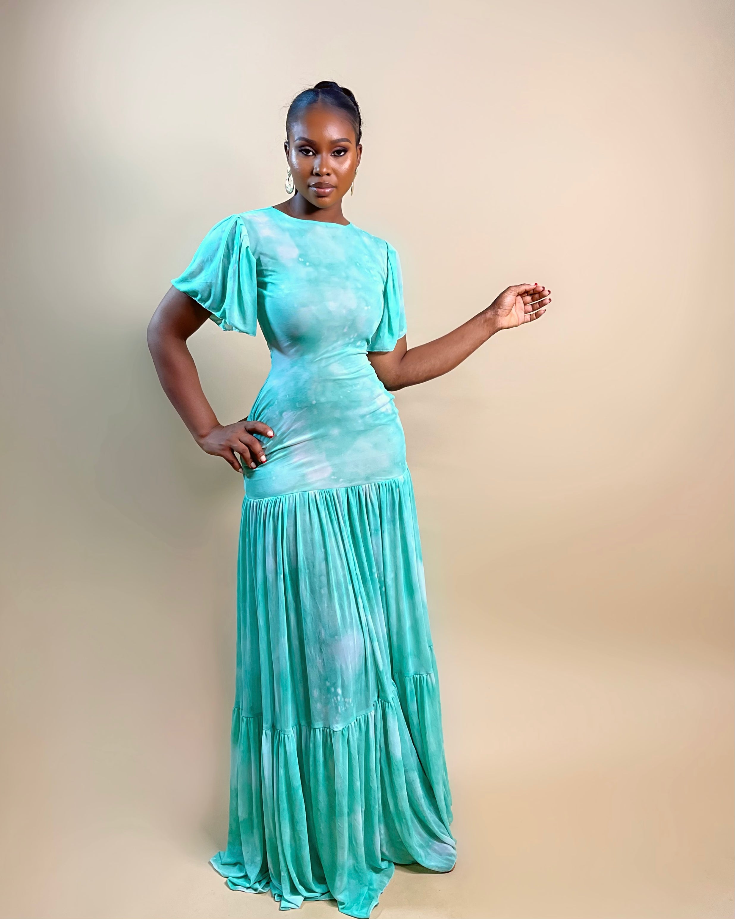 Hera Dress (Aqua)