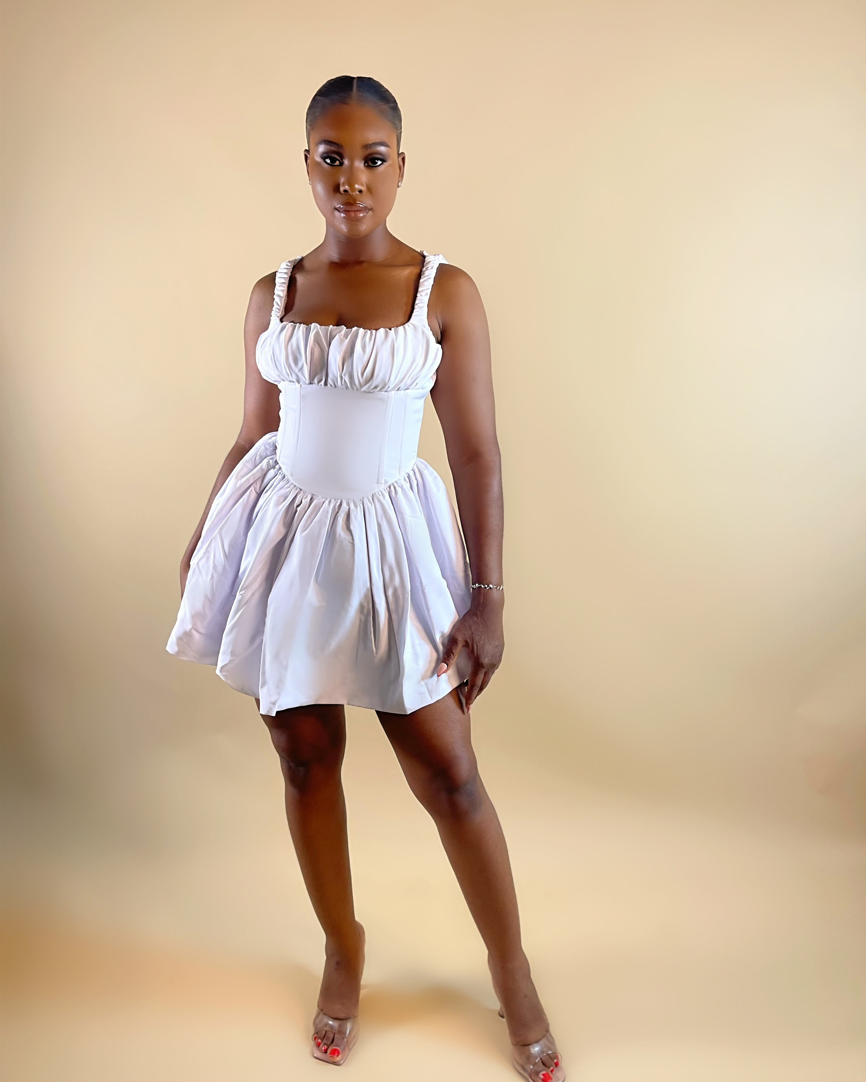 Joanna Mini Dress (Crepe)