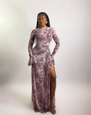Riviera Dress (Rose Python)