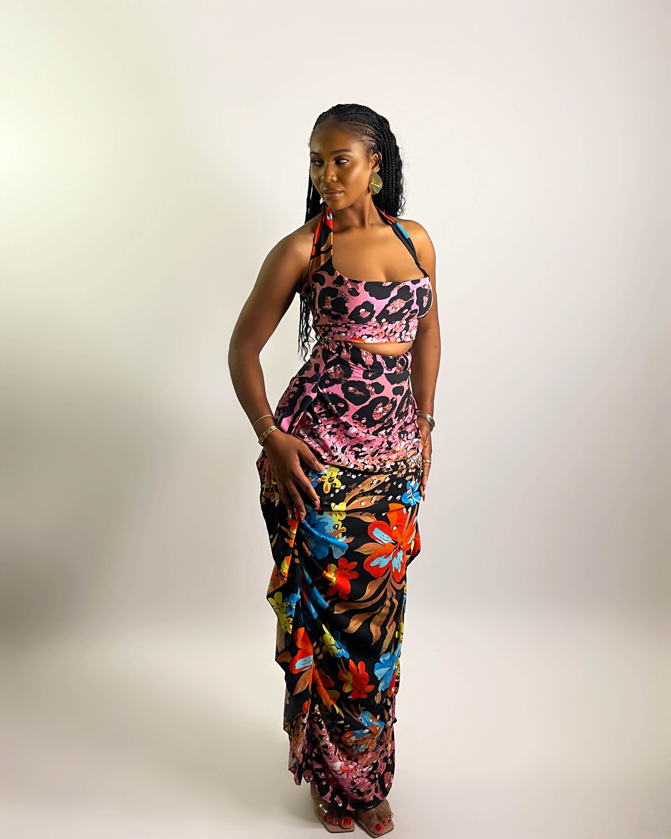 Cancun Skirt Set (Tropic Bloom)