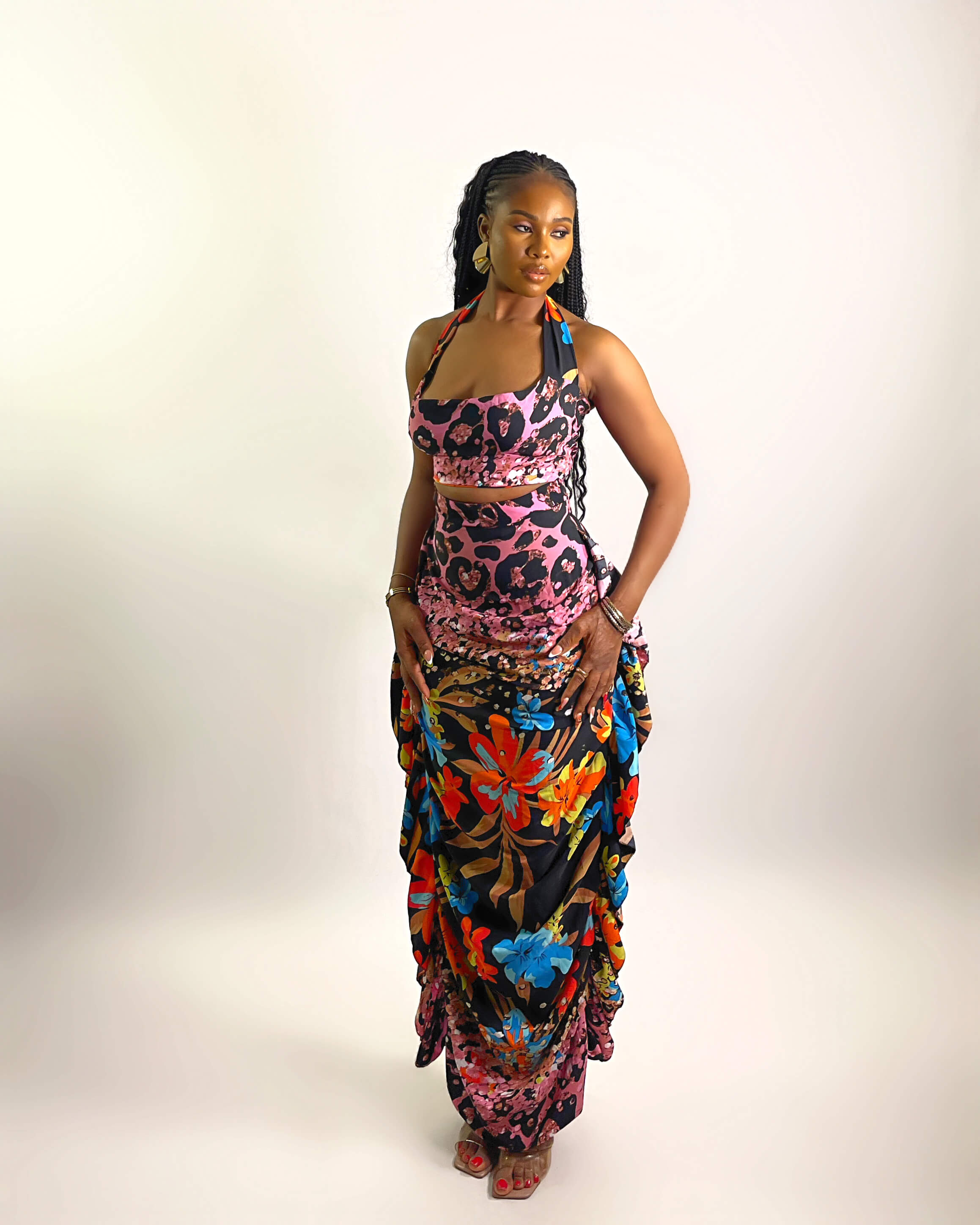Cancun Skirt Set (Tropic Bloom)