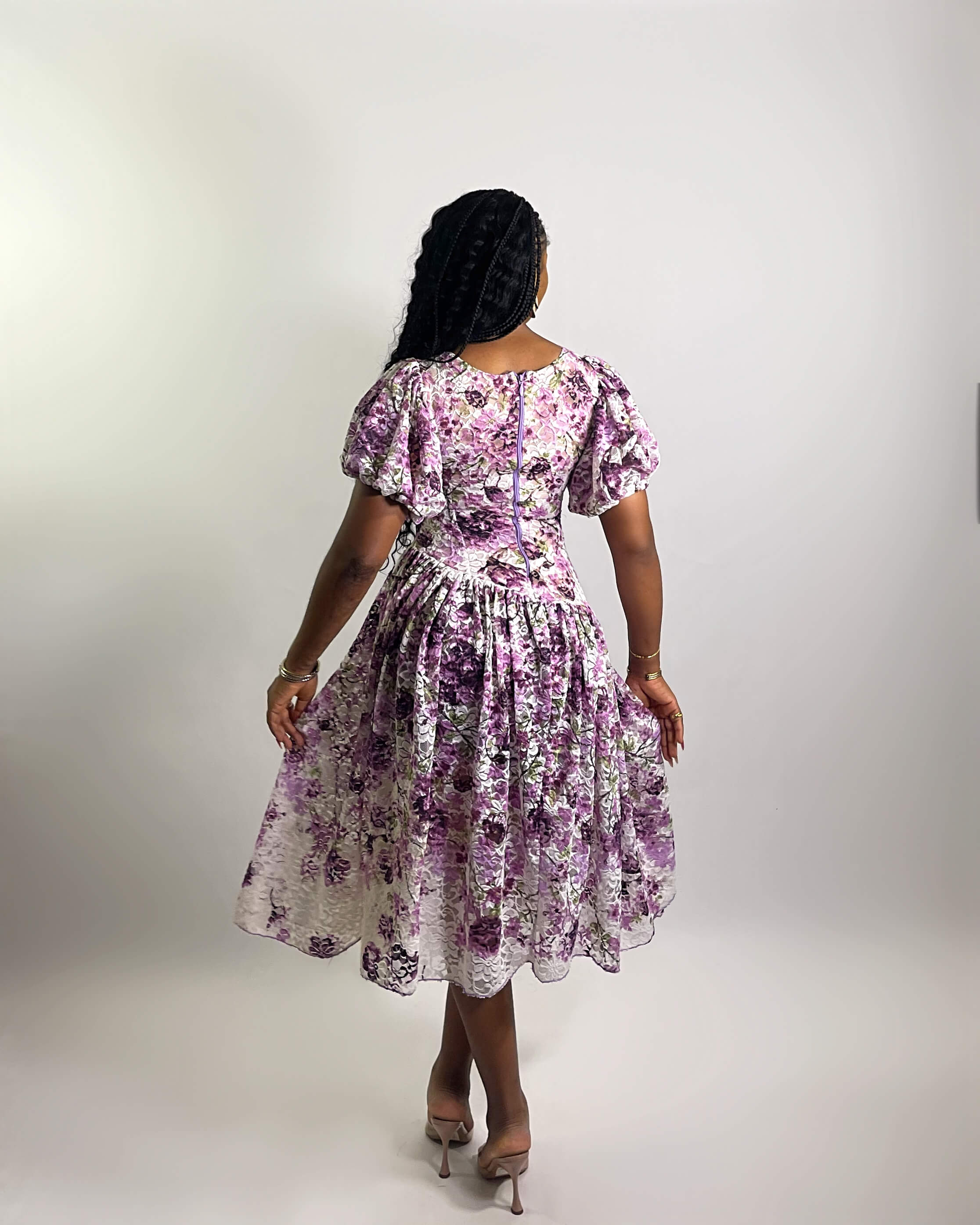 Soraya Dress (Lavender Lace)