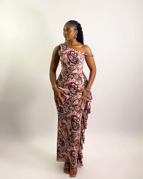 Solana Dress (Paisley Rose)