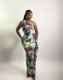 Solana Dress (Forest Mirage)