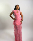 Valeria Dress (Pink Daisy)