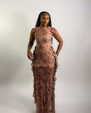 Valeria Dress (Floral Mocha)