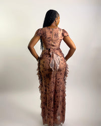 Valeria Dress (Floral Mocha)