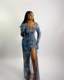 Paloma Dress (Ocean Mirage)