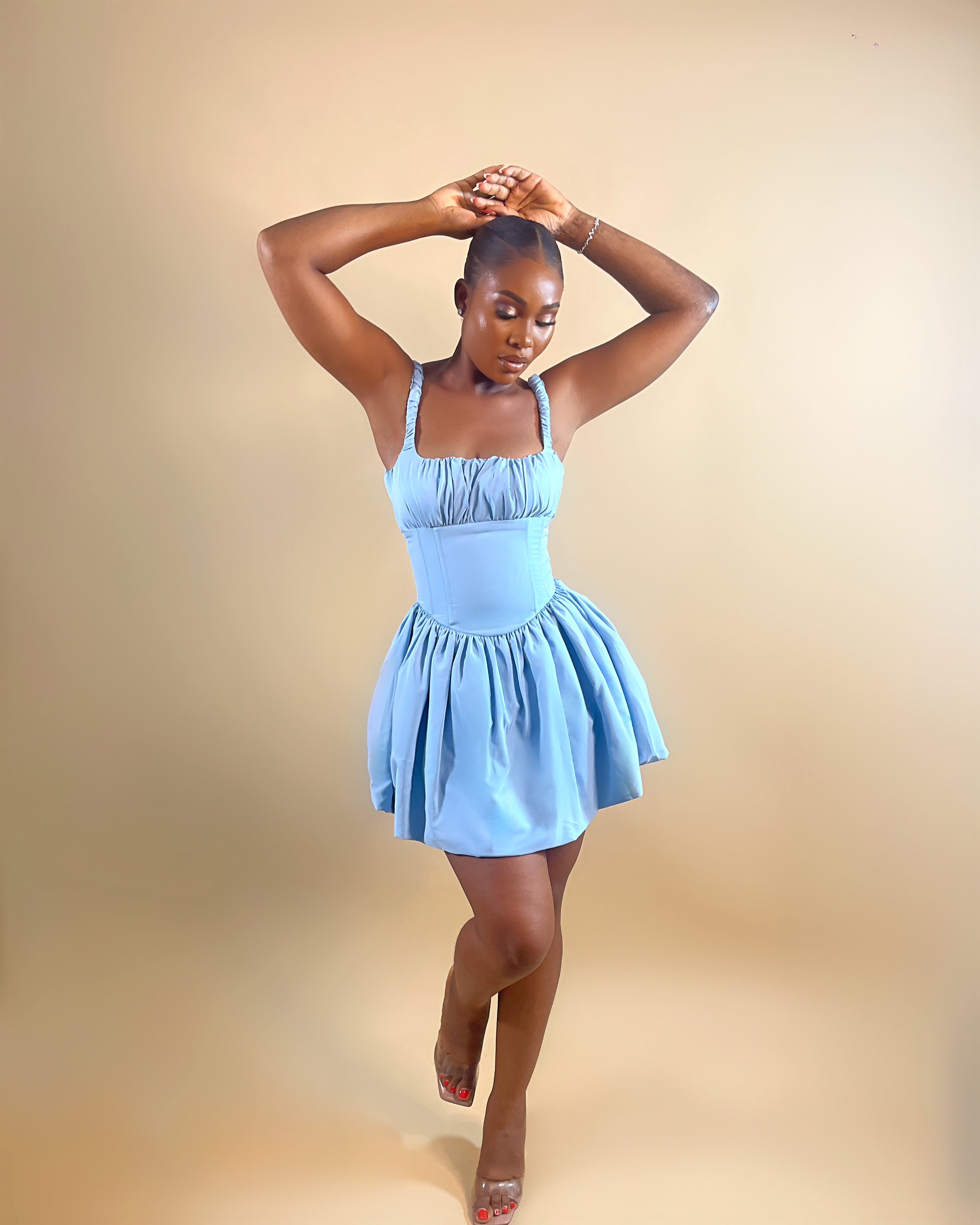 Joanna Mini Dress (Crepe)