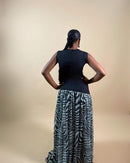 Rachel Maxi Dress (Noir Stride)