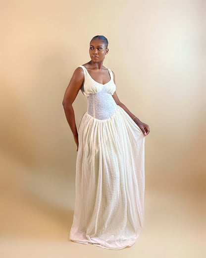 Celeste Maxi Dress (Ivory Dream)