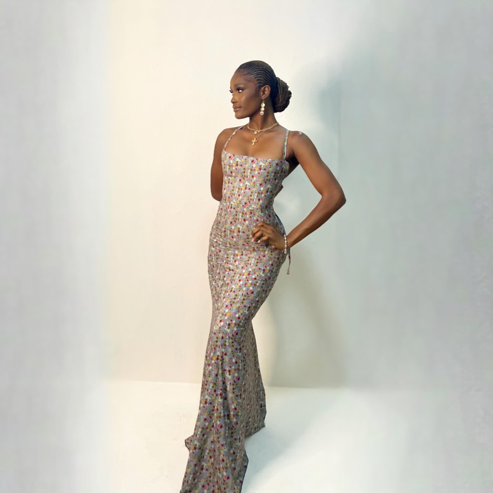 Skye Maxi Dress (Dewdrop Bloom)