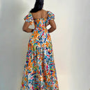 Positano Dress (Marigold Breeze)