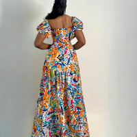 Positano Dress (Marigold Breeze)