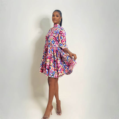 Peru Mini Dress (Bohemian Bloom)