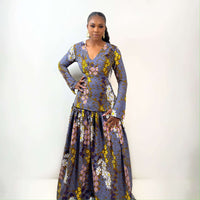 Wren Maxi Dress (Dusk Meadow)