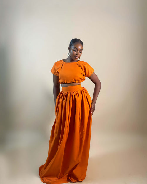 Evelyn Maxi Skirt Set (Made To Order)