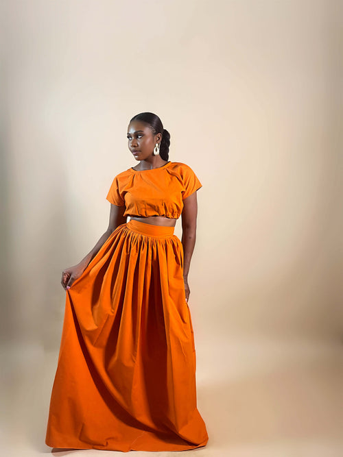 Evelyn Maxi Skirt Set (Made To Order)